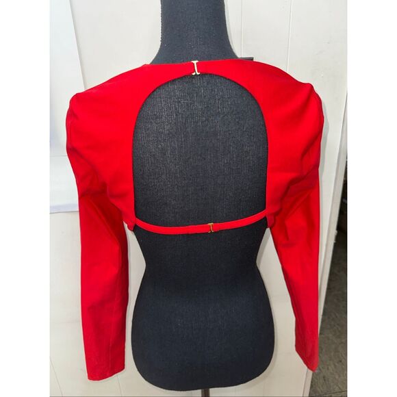 Revolve x Michael Costello Anyssa Top in Red Size Medium - Picture 2 of 8